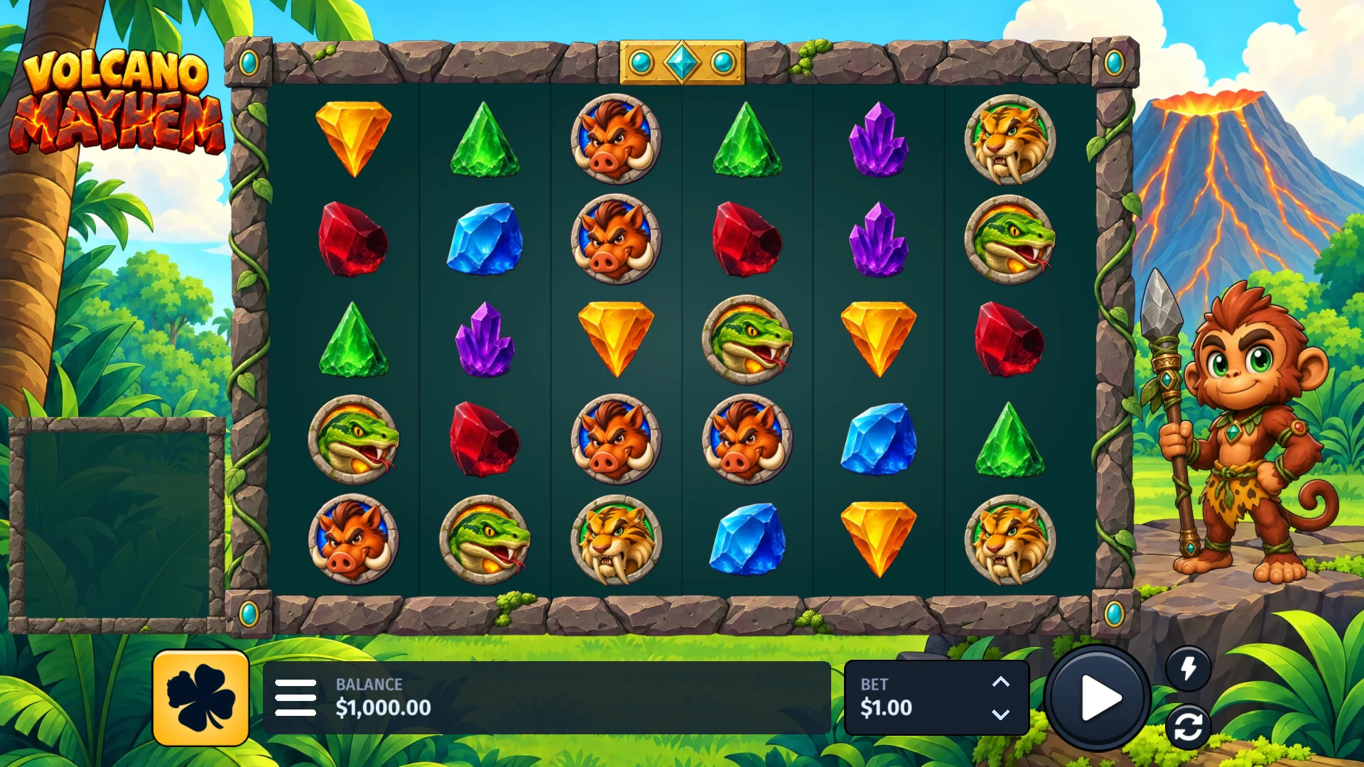 Volcano Mayhem gameplay